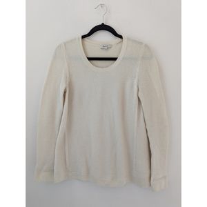 Madewell Knit White Sweater (S)